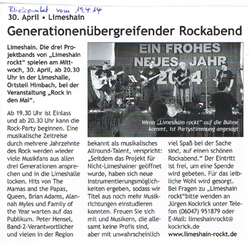 Blickpunkt Limeshain 08.02.2013
